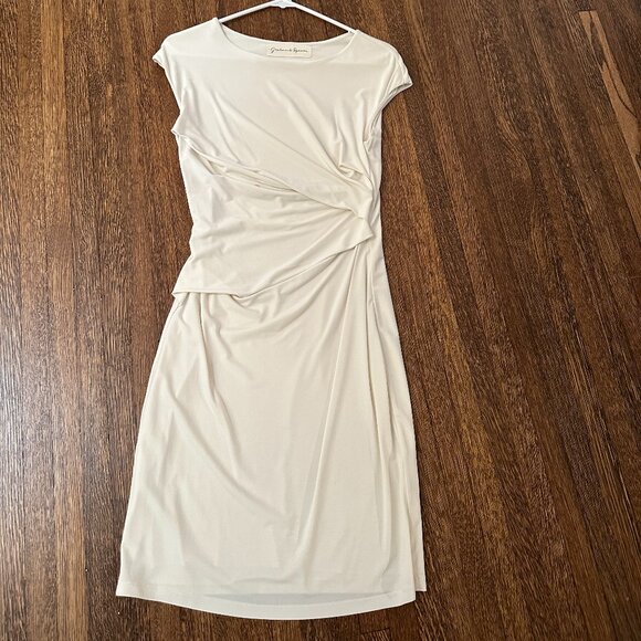 Graham and Spencer white stretch dress - size S - Picture 1 of 3